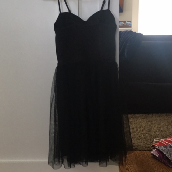 Black Bustier and Tulle Dress - Picture 5 of 7